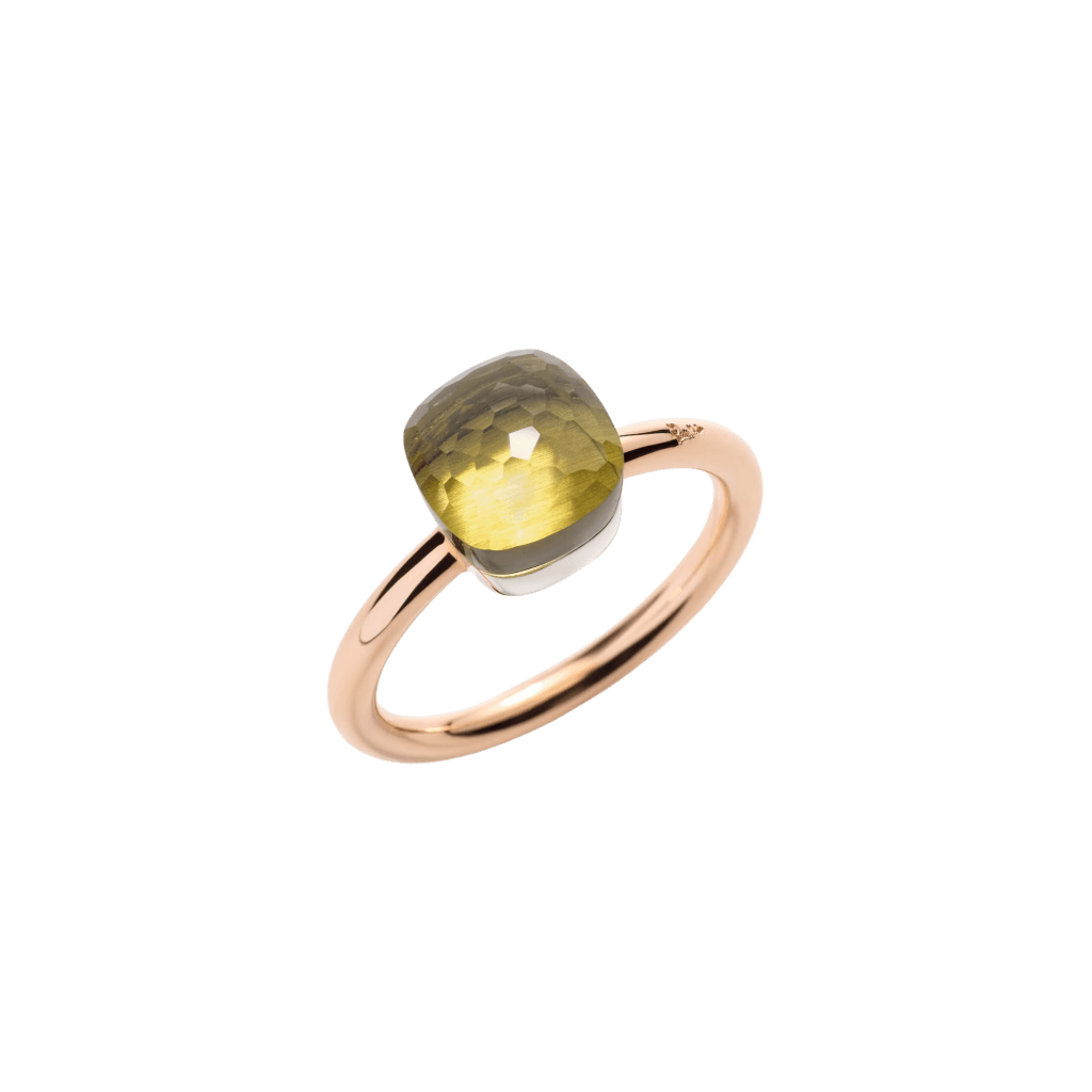 Pomellato Nudo Petit ring roodgoud met kwarts - PAB4030 O6000 000QL - #1 Pomellato Nudo Petit ring roodgoud met kwarts - PAB4030 O6000 000QL - #1