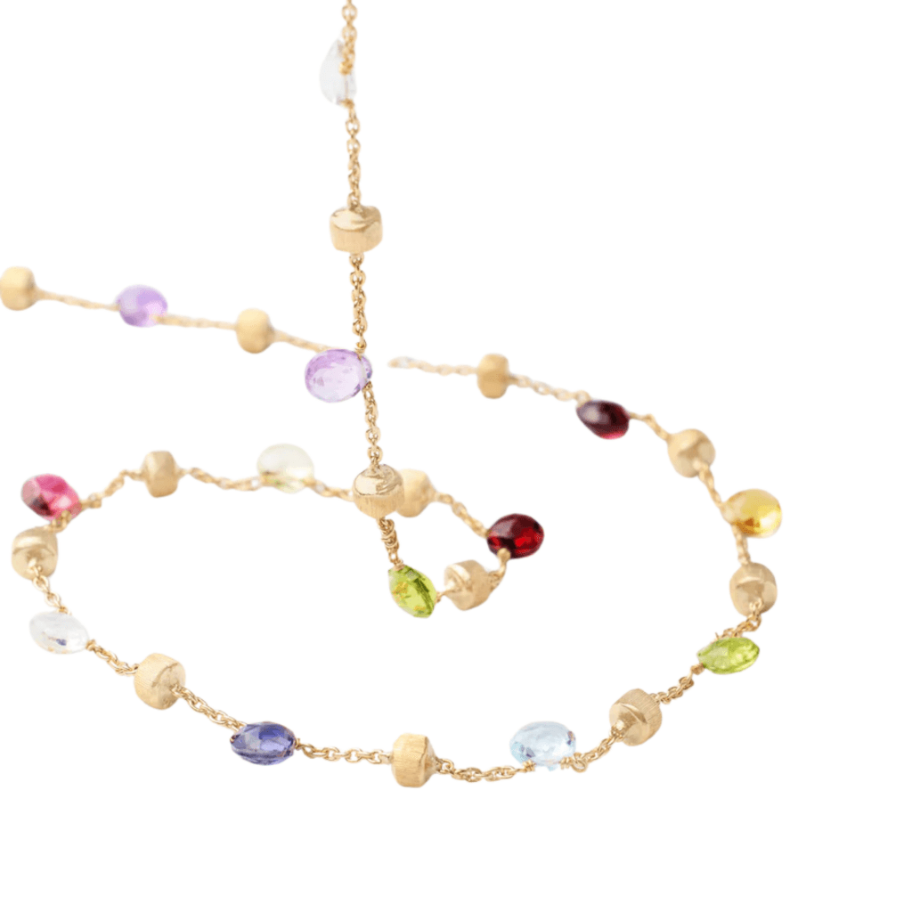 Marco Bicego Paradise collier geelgoud met diversen kleurstenen - CB765-E MIX01 - #5 Marco Bicego Paradise collier geelgoud met diversen kleurstenen - CB765-E MIX01 - #5