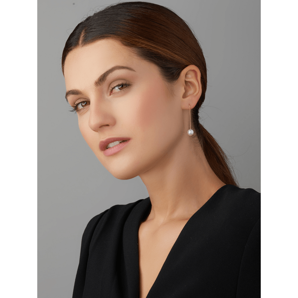 Yana Nesper New Basics oorsieraad geelgoud met parel - NB10 - #3 Yana Nesper New Basics oorsieraad geelgoud met parel - NB10 - #3