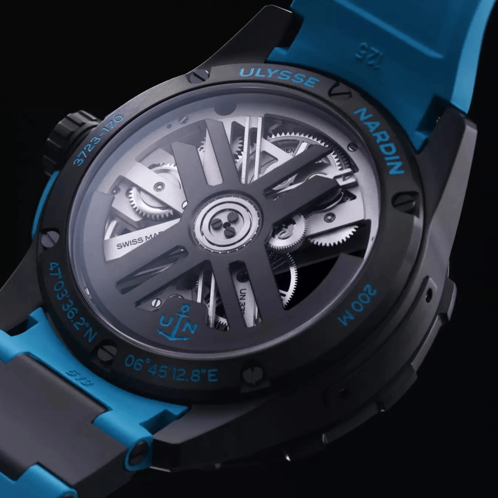 Ulysse Nardin Diver X Skeleton Azur 44mm - 3723-170-2B/3A - #3 Ulysse Nardin Diver X Skeleton Azur 44mm - 3723-170-2B/3A - #3