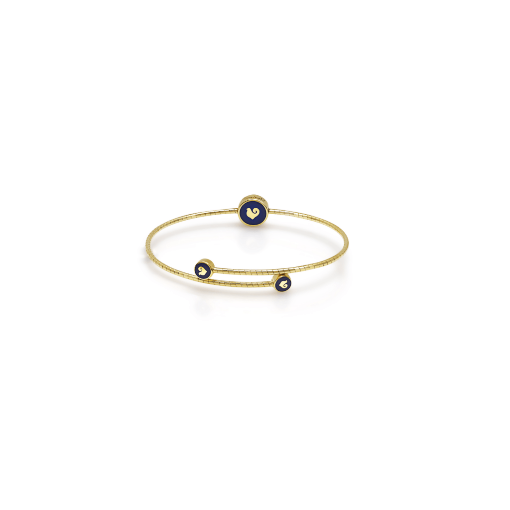 Chantecler Paillettes armband geelgoud met saffier - 42314 - #5 Chantecler Paillettes armband geelgoud met saffier - 42314 - #5