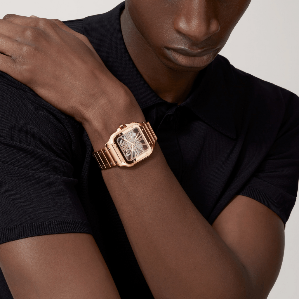 Cartier Santos De Cartier Skeleton - WHSA0016 - #3 Cartier Santos De Cartier Skeleton - WHSA0016 - #3