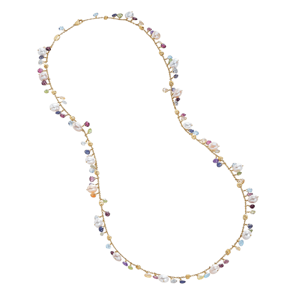 Marco Bicego Paradise collier geelgoud met diversen kleurstenen - CB2641-MIX114 - #2 Marco Bicego Paradise collier geelgoud met diversen kleurstenen - CB2641-MIX114 - #2
