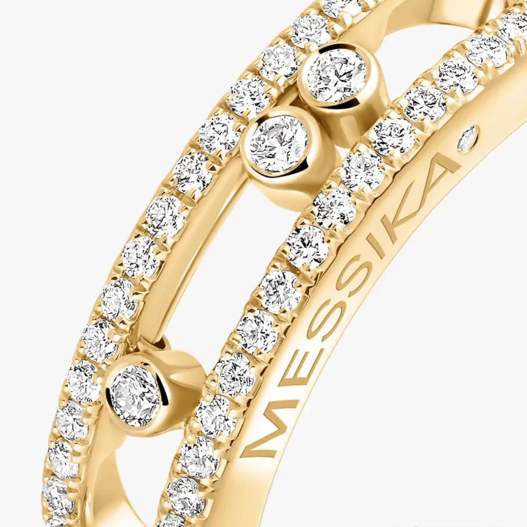 Messika Move Classique Small Model ring geelgoud met diamant - 4683-YG - #3 Messika Move Classique Small Model ring geelgoud met diamant - 4683-YG - #3