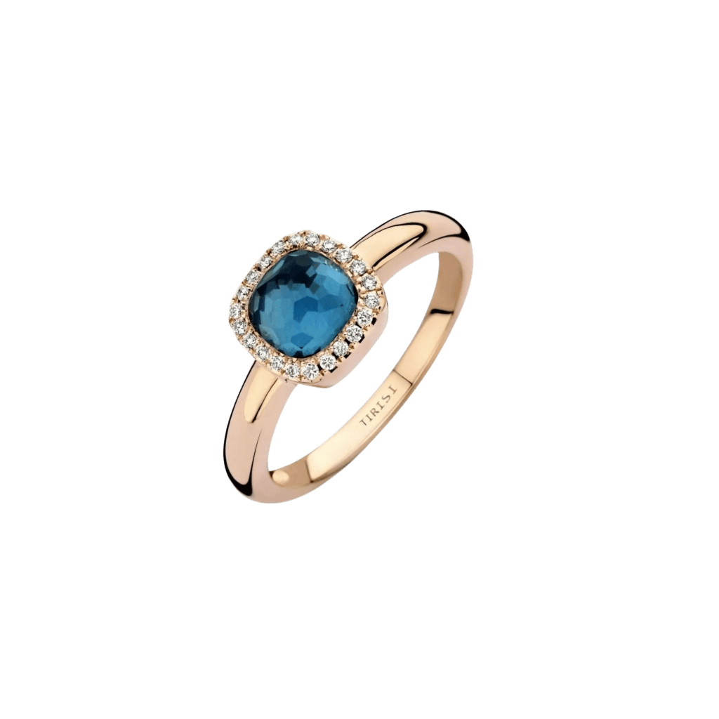 Tirisi Jewelry Milano Sweeties ring roodgoud met diamant - TR9624SBHP - #3 Tirisi Jewelry Milano Sweeties ring roodgoud met diamant - TR9624SBHP - #3