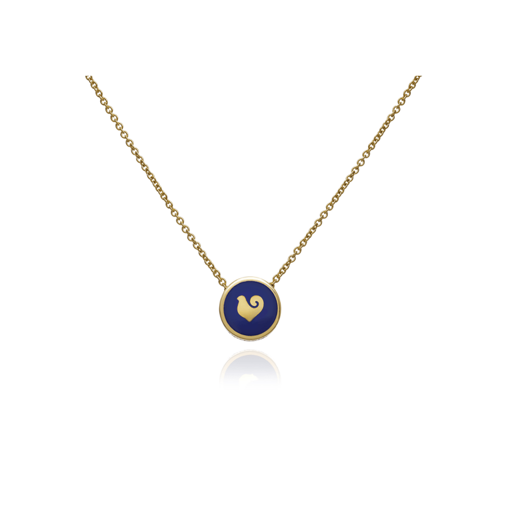 Chantecler Paillettes collier roodgoud met saffier - 42315 - #7 Chantecler Paillettes collier roodgoud met saffier - 42315 - #7