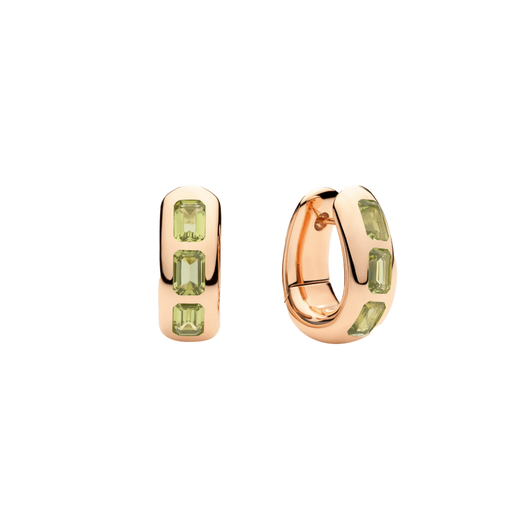 Pomellato Iconica oorsieraad roodgoud met peridoot - POC3020 O7000 000EY - #1 Pomellato Iconica oorsieraad roodgoud met peridoot - POC3020 O7000 000EY - #1