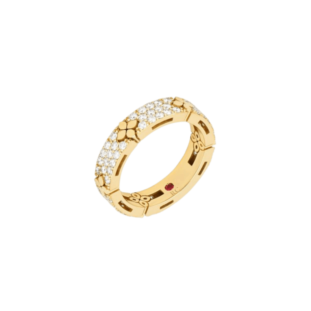Roberto Coin Love In Verona ring geelgoud met diamant - ADR888RI2455 - #1 Roberto Coin Love In Verona ring geelgoud met diamant - ADR888RI2455 - #1
