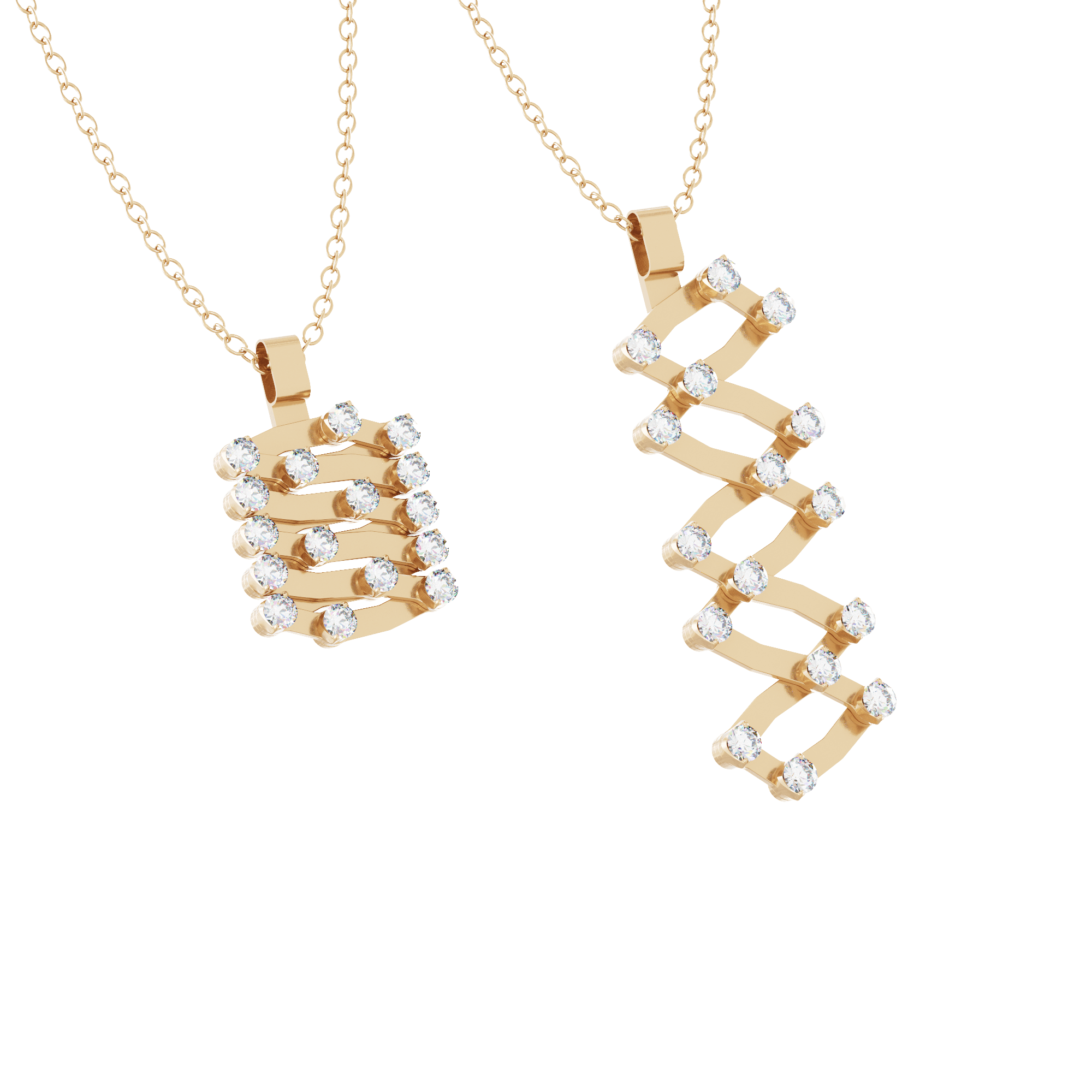 Serafino Consoli Brevetto Classic collier witgoud met diamant - S.CL1492F4RGWD - #5 Serafino Consoli Brevetto Classic collier witgoud met diamant - S.CL1492F4RGWD - #5