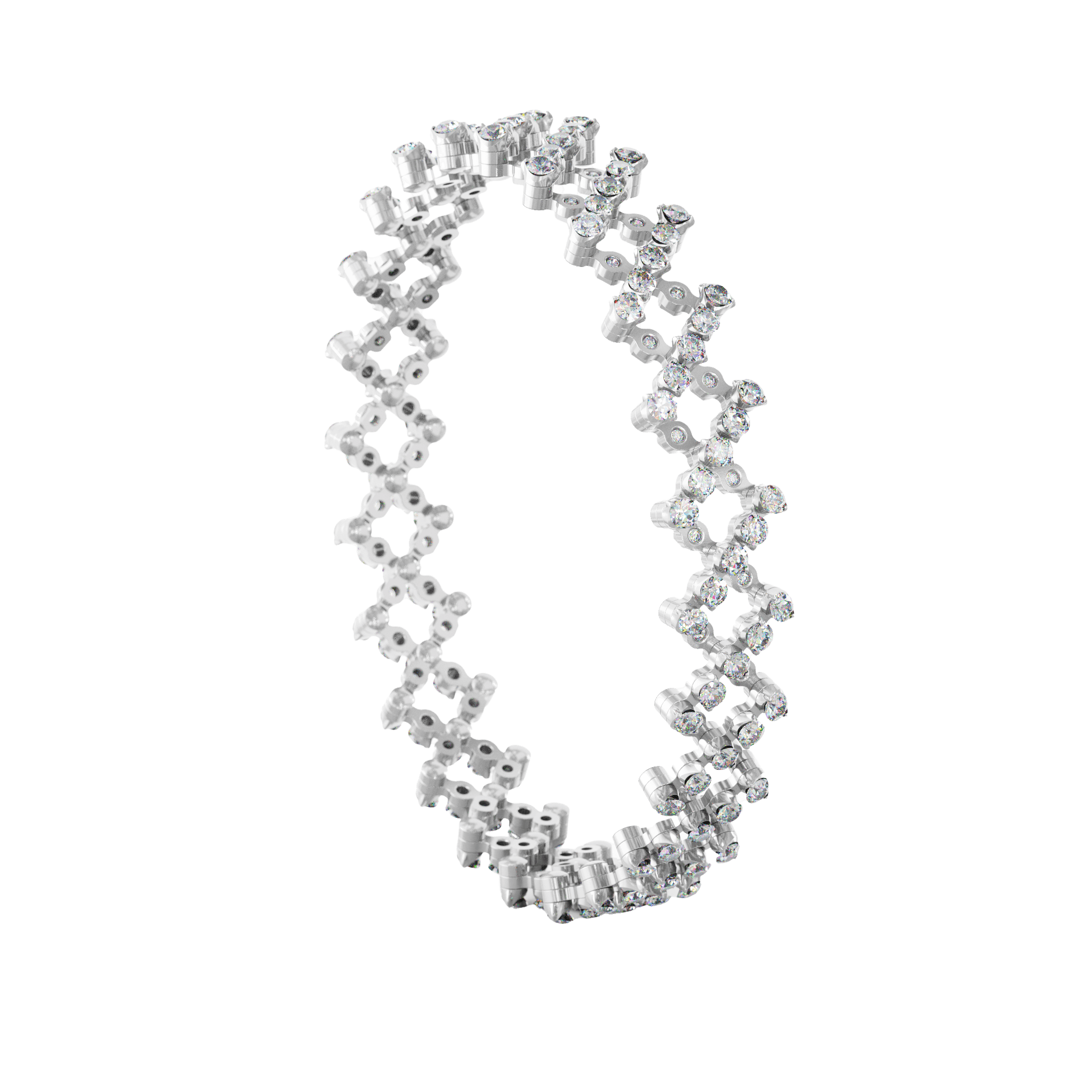 Serafino Consoli Serafino Classic armband witgoud met diamant - S.RB5FI4WGWD - #7 Serafino Consoli Serafino Classic armband witgoud met diamant - S.RB5FI4WGWD - #7