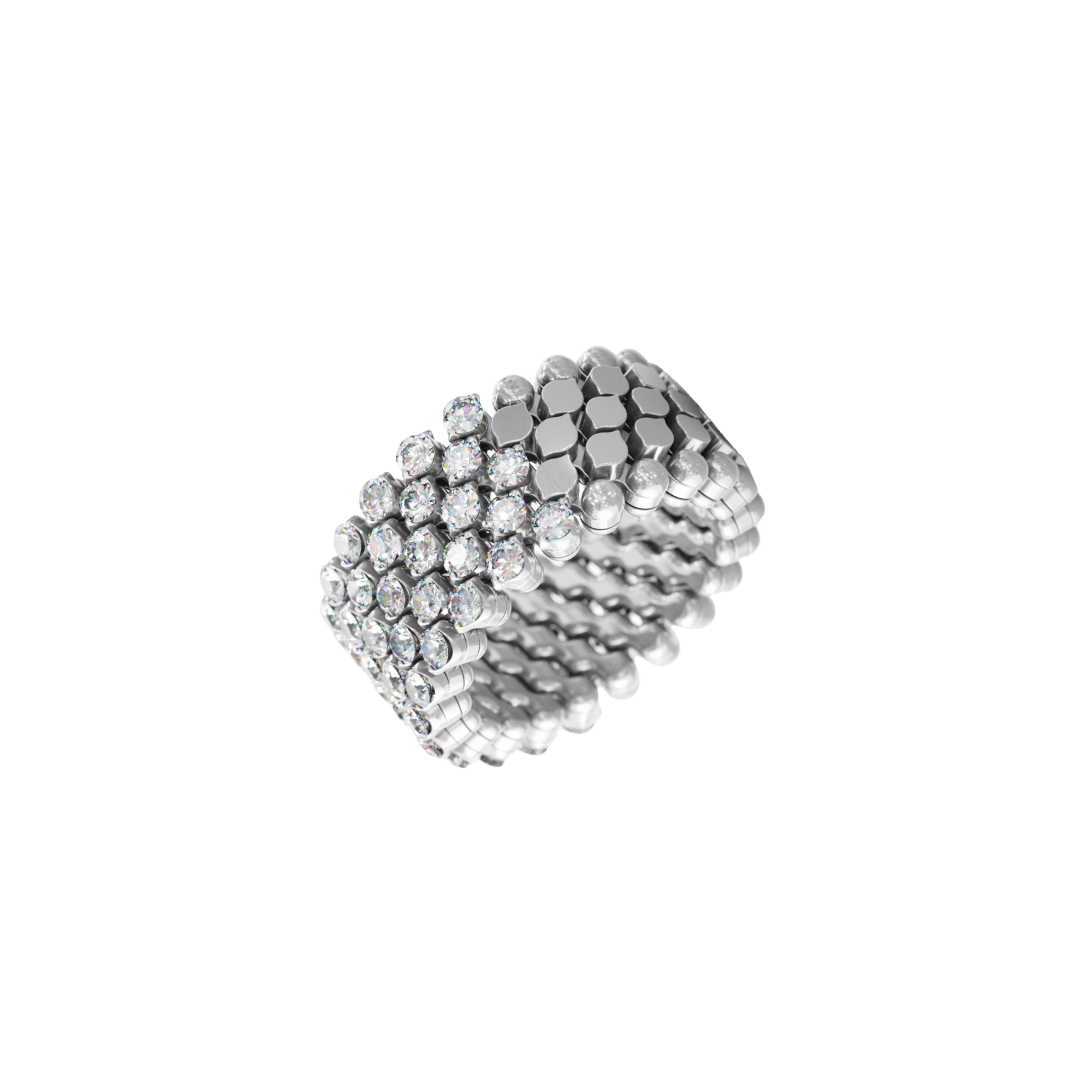 Serafino Consoli Brevetto Classic ring witgoud met diamant - RMS5H2WGWD - #7 Serafino Consoli Brevetto Classic ring witgoud met diamant - RMS5H2WGWD - #7