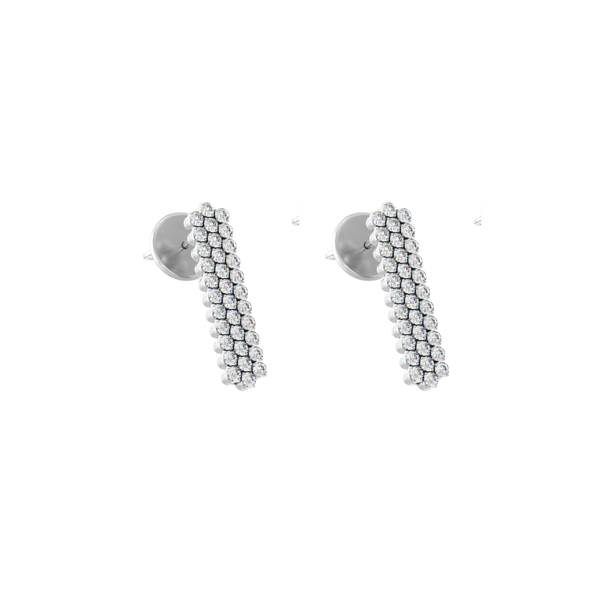 Serafino Consoli Brevetto Classic oorsieraad witgoud met diamant - EA3F2WGWD - #4 Serafino Consoli Brevetto Classic oorsieraad witgoud met diamant - EA3F2WGWD - #4