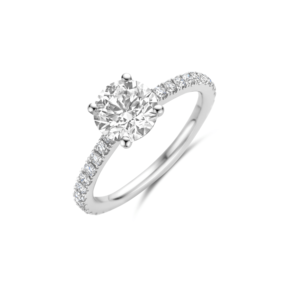 Schaap en Citroen Diamonds ring witgoud met diamant - #1 Schaap en Citroen Diamonds ring witgoud met diamant - #1