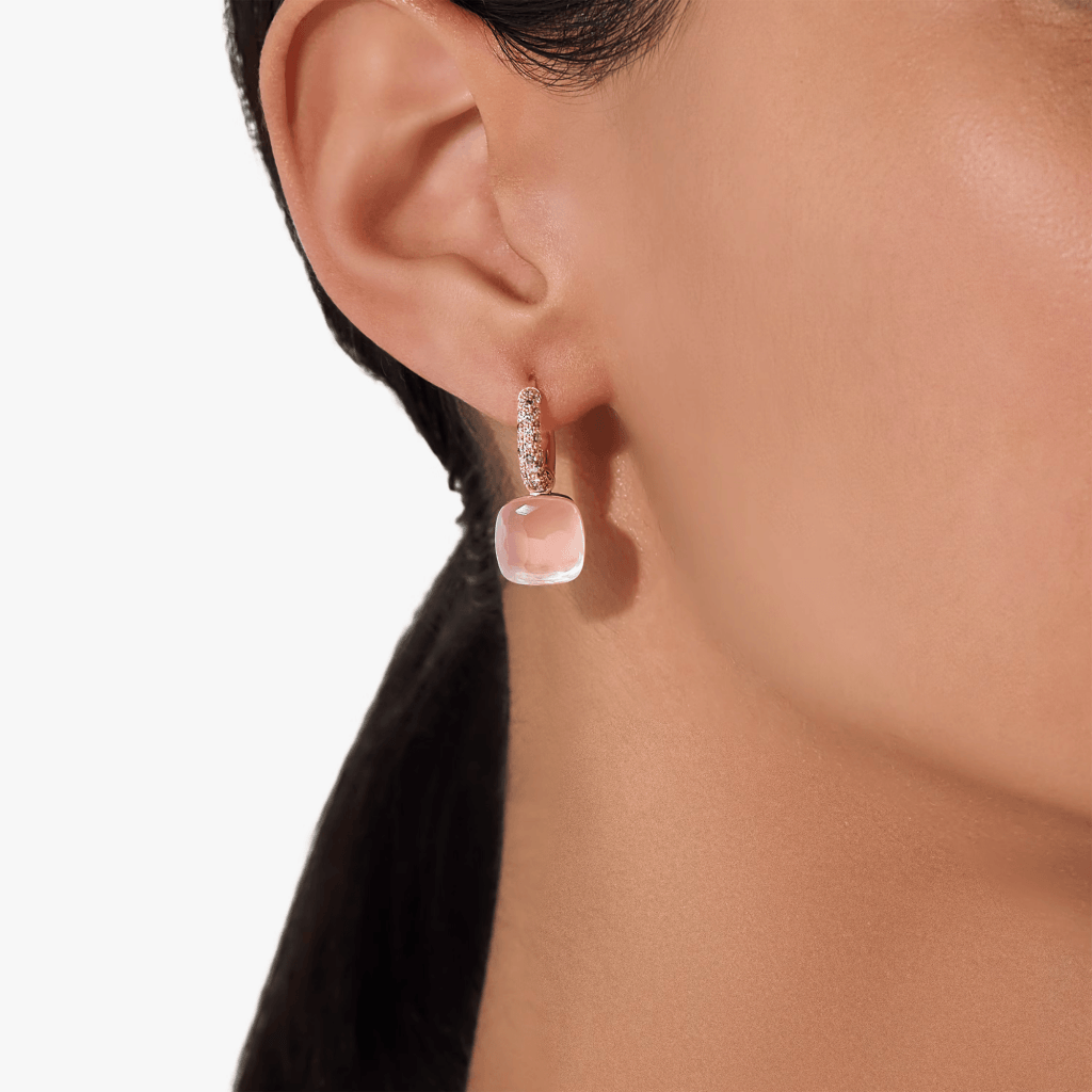 Pomellato Nudo Diamonds oorsieraad roodgoud met diamant - POB4010 O6000 BRCQR - #4 Pomellato Nudo Diamonds oorsieraad roodgoud met diamant - POB4010 O6000 BRCQR - #4