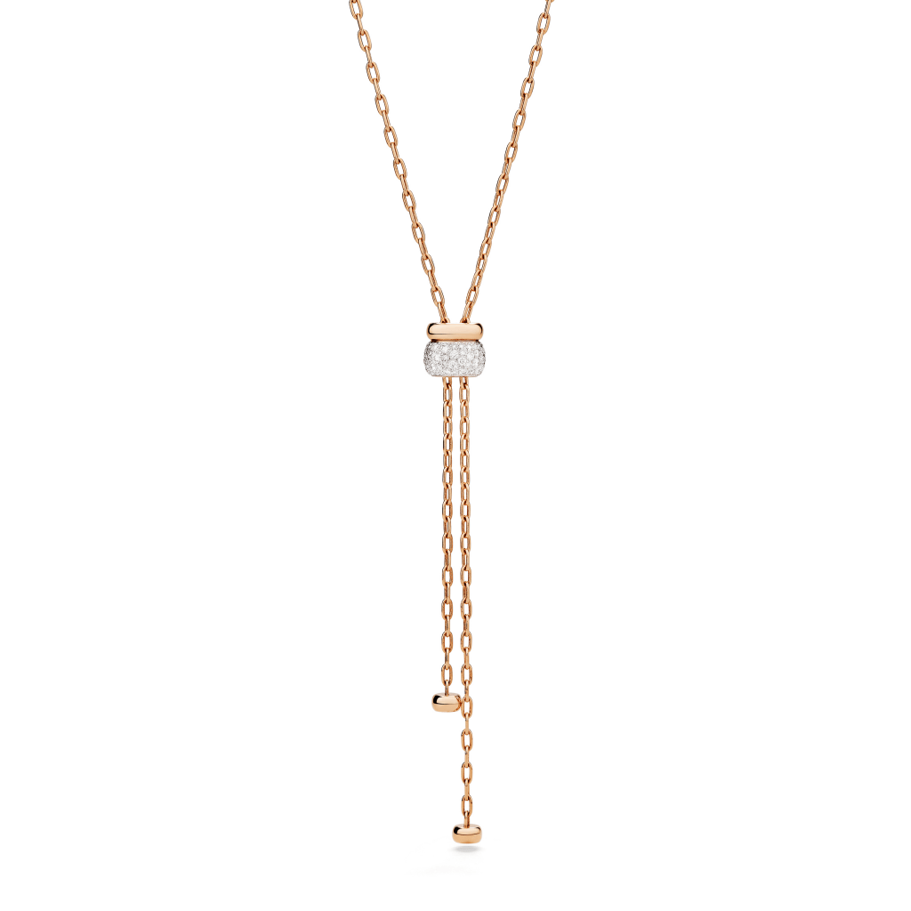 Pomellato Iconica collier roodgoud met diamant - PCC5001 O7WHR DB000 - #2 Pomellato Iconica collier roodgoud met diamant - PCC5001 O7WHR DB000 - #2