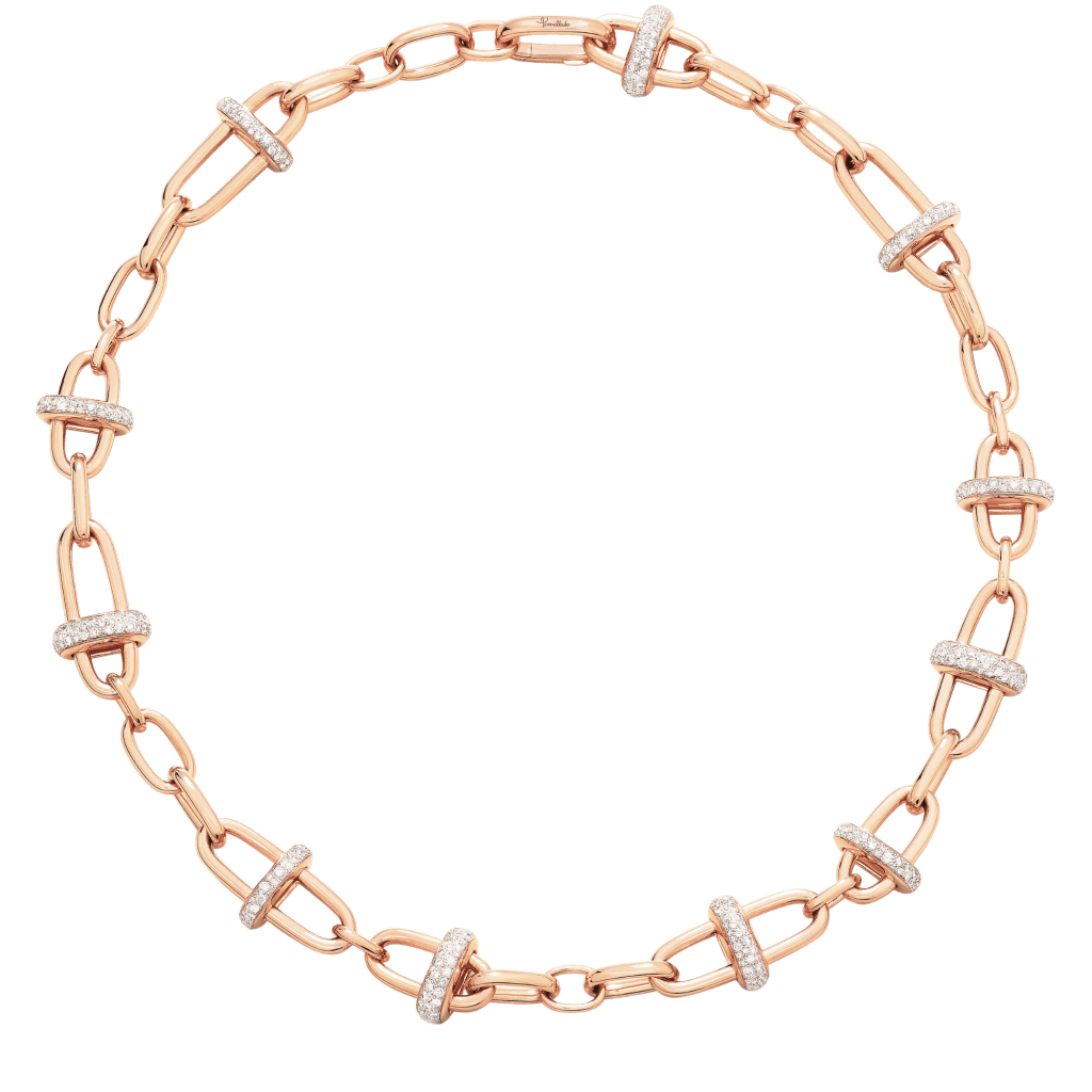 Pomellato Iconica collier roodgoud met diamant - PCC4060 O7WHR DB000 - #1 Pomellato Iconica collier roodgoud met diamant - PCC4060 O7WHR DB000 - #1