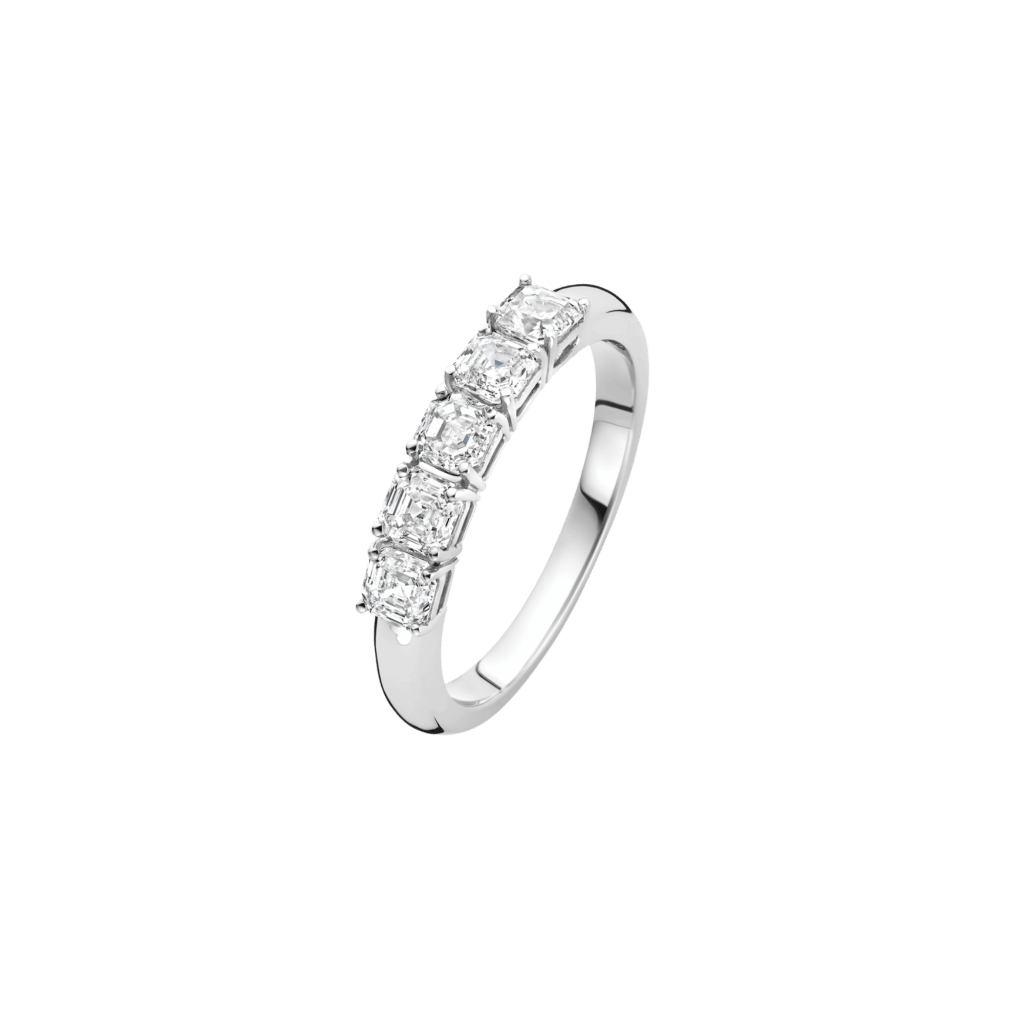 Paola Alliancering - Royal Asscher - R.151.RAC.WG.11 HRD Paola Alliancering - Royal Asscher - R.151.RAC.WG.11 HRD