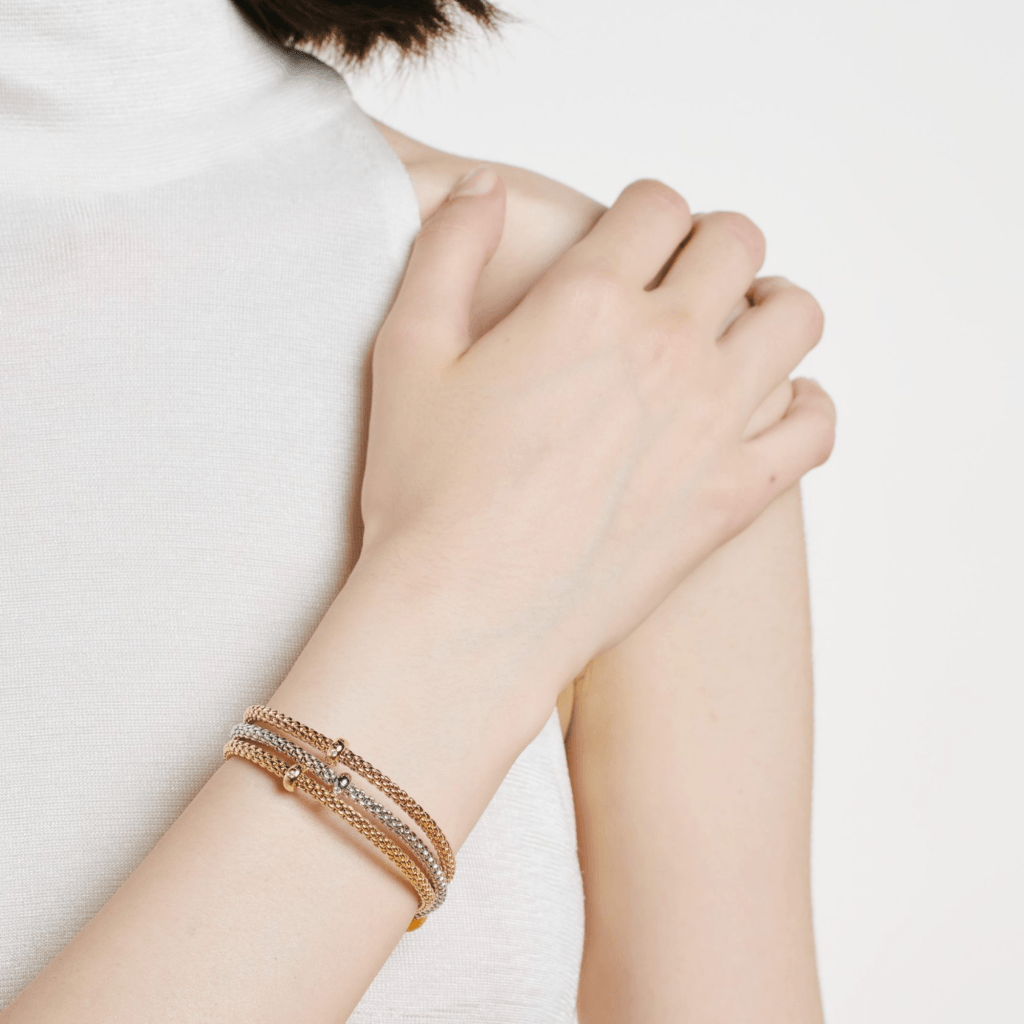 FOPE Prima armband roodgoud met diamant - 01M08BX_BB_R_XRX_00L - #4 FOPE Prima armband roodgoud met diamant - 01M08BX_BB_R_XRX_00L - #4