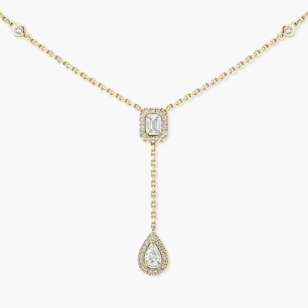 Messika My Twin collier geelgoud met diamant - 6693-YG - #3 Messika My Twin collier geelgoud met diamant - 6693-YG - #3