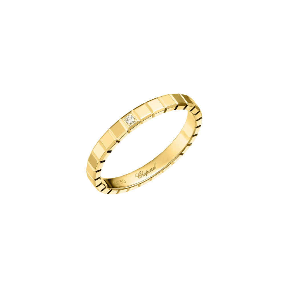 Chopard Ice Cube Mini ring geelgoud met diamant - 827702-0232 - #1 Chopard Ice Cube Mini ring geelgoud met diamant - 827702-0232 - #1