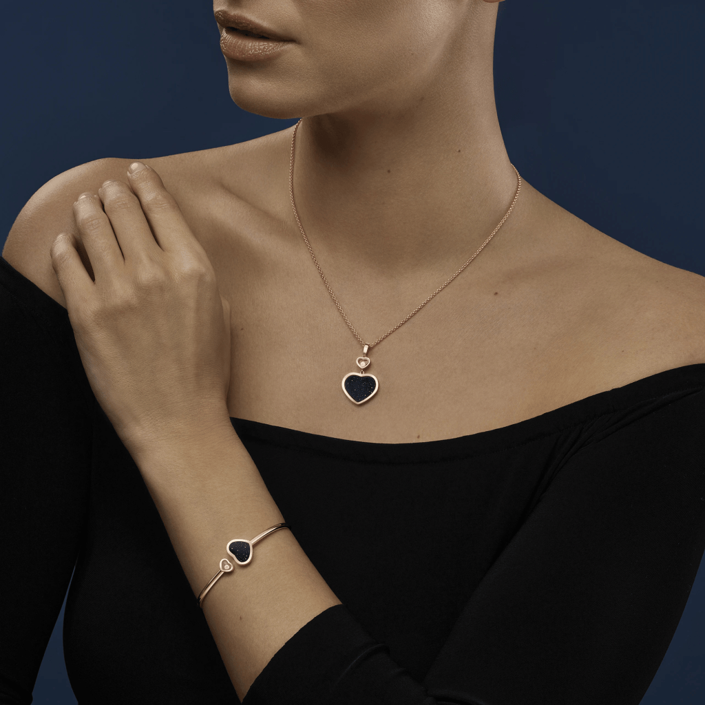 Chopard Happy Diamonds Happy Hearts collier roodgoud met diamant - 797482-5510 - #6 Chopard Happy Diamonds Happy Hearts collier roodgoud met diamant - 797482-5510 - #6