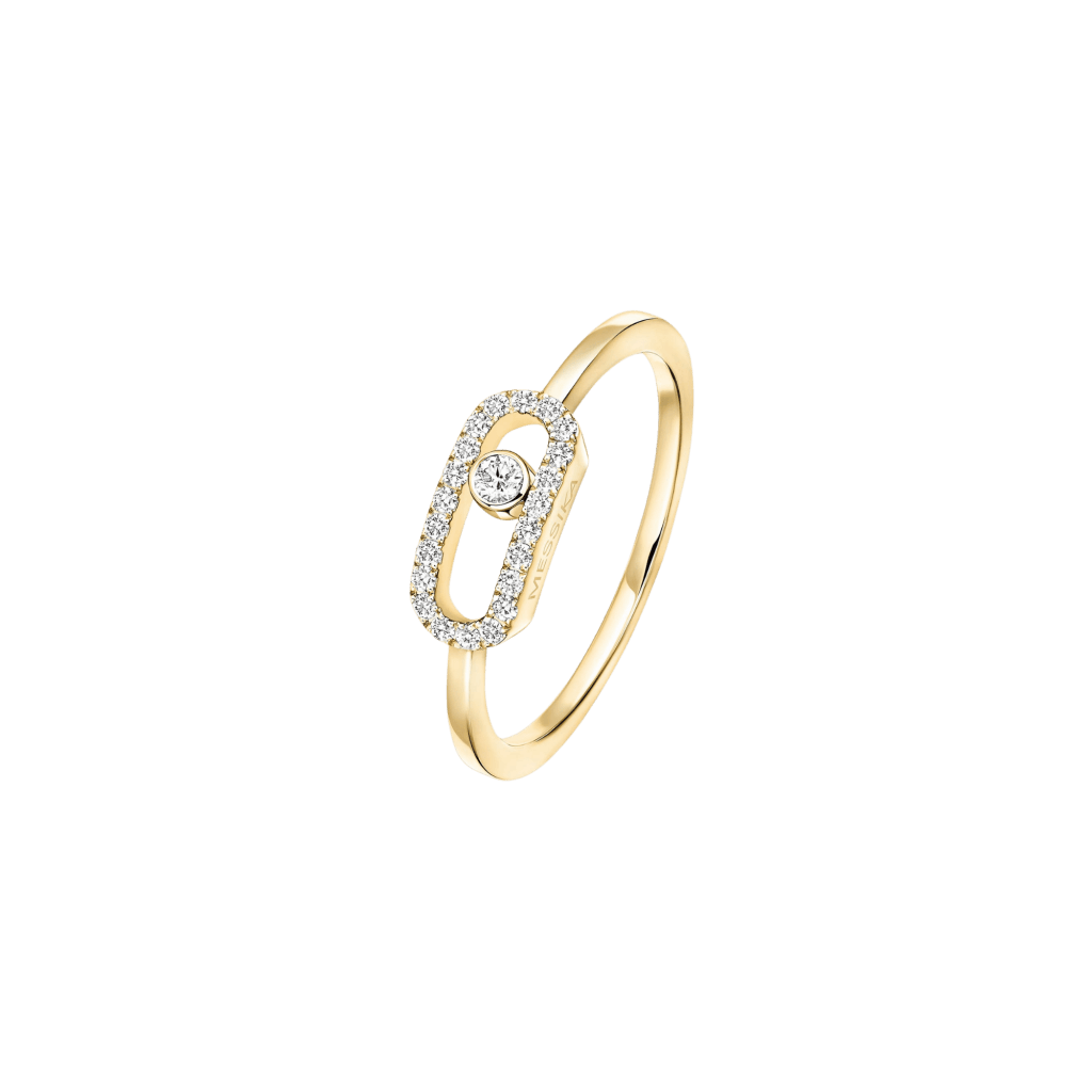 Messika Move Uno ring geelgoud met diamant - 4705-YG - #1 Messika Move Uno ring geelgoud met diamant - 4705-YG - #1