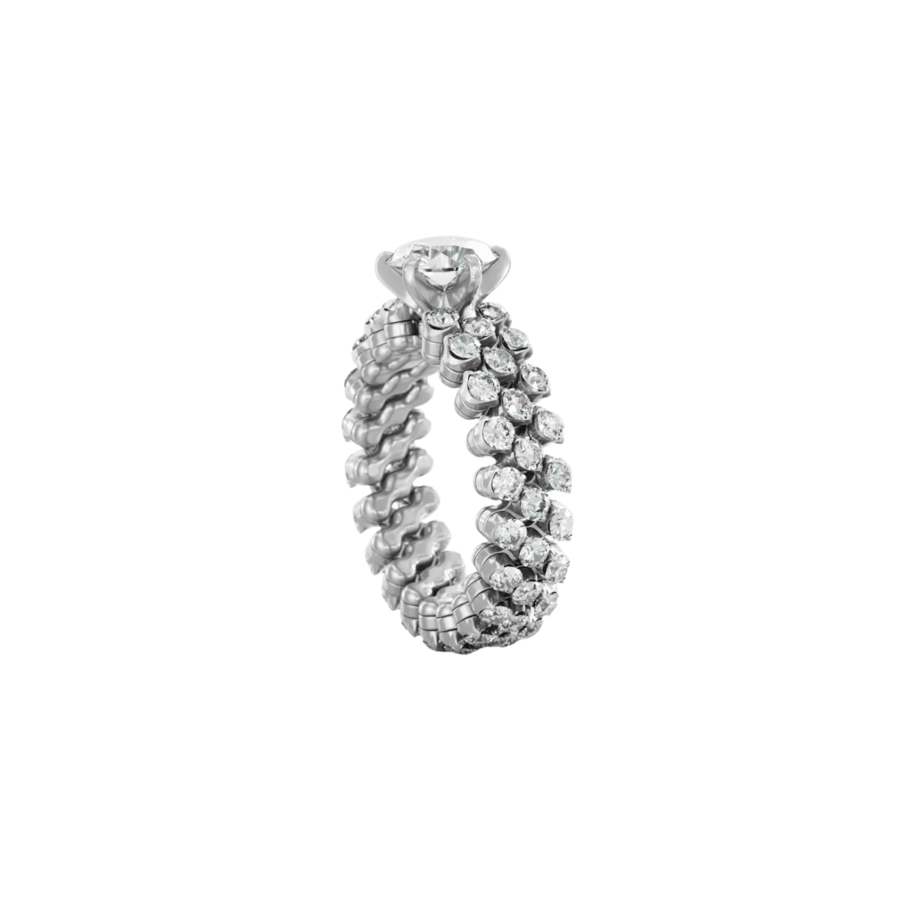 Serafino Consoli Unico ring witgoud met diamant - RMSSLWD1003F2WGWD GIA - #1 Serafino Consoli Unico ring witgoud met diamant - RMSSLWD1003F2WGWD GIA - #1