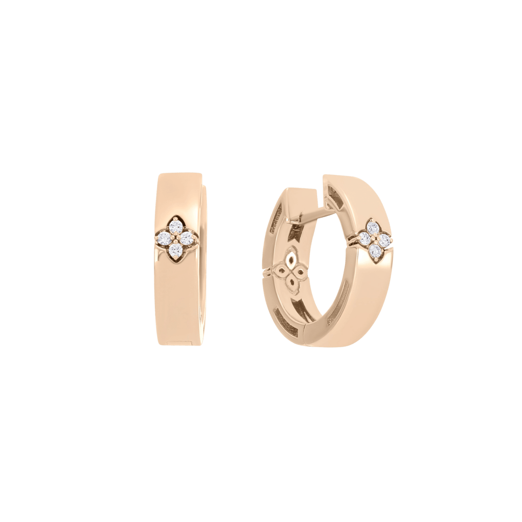 Roberto Coin Love In Verona oorsieraad roodgoud met diamant - ADR777EA3820 - #1 Roberto Coin Love In Verona oorsieraad roodgoud met diamant - ADR777EA3820 - #1