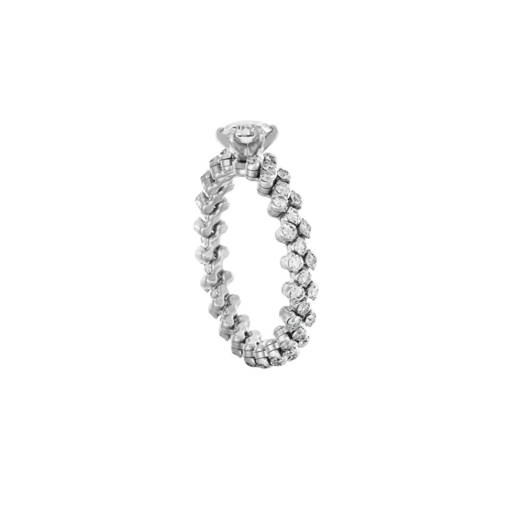 Serafino Consoli Unico ring witgoud met diamant - RMSSLWD1003F2WGWD GIA - #2 Serafino Consoli Unico ring witgoud met diamant - RMSSLWD1003F2WGWD GIA - #2