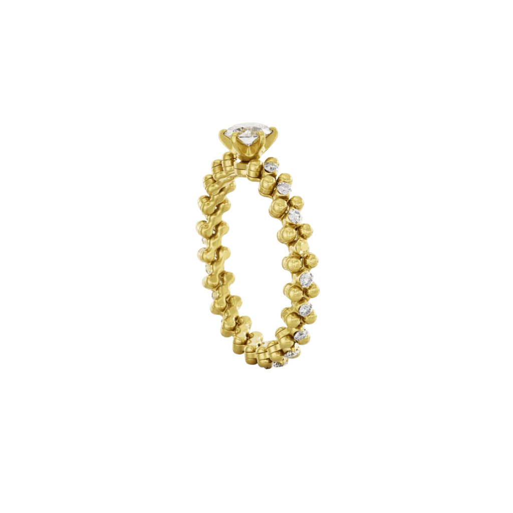 Serafino Consoli Unico ring geelgoud met diamant - RMSSLWD0753M2YGWD GIA - #2 Serafino Consoli Unico ring geelgoud met diamant - RMSSLWD0753M2YGWD GIA - #2