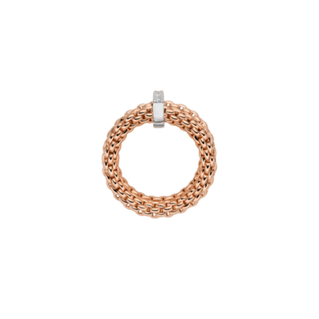 FOPE Prima Twins ring roodgoud met diamant - 74008AX_BB_R_XBX_00M - #3 FOPE Prima Twins ring roodgoud met diamant - 74008AX_BB_R_XBX_00M - #3