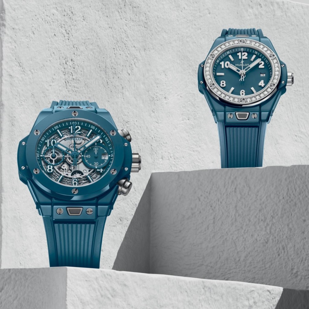 Hublot Big Bang One Click Petrol Blue Ceramic Diamonds 33mm - 485.ES.5171.RX.1204 - #5 Hublot Big Bang One Click Petrol Blue Ceramic Diamonds 33mm - 485.ES.5171.RX.1204 - #5
