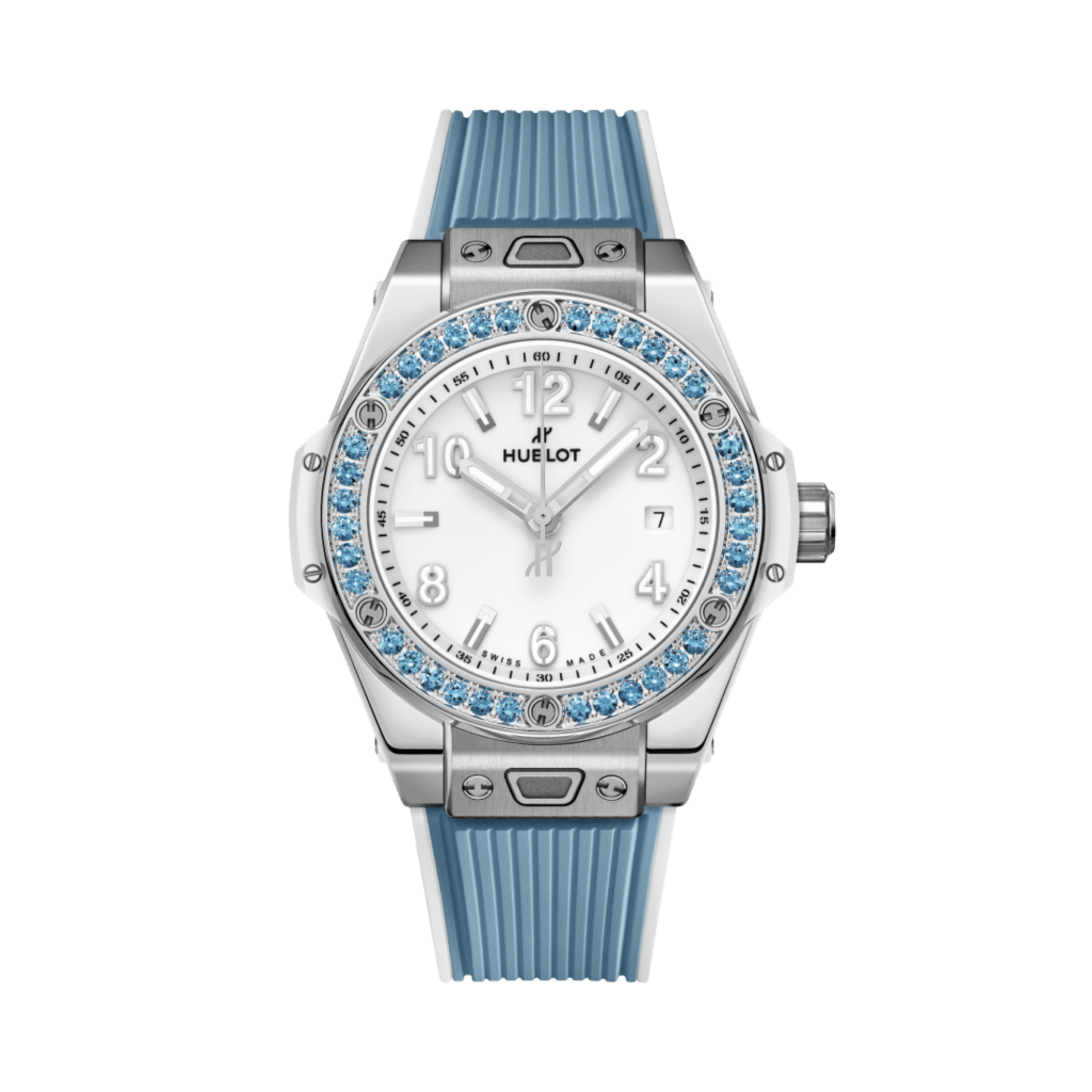Hublot Big Bang One Click Joyful Steel Sky Blue 33mm - 485.SL.2210.RX.1207 - #1 Hublot Big Bang One Click Joyful Steel Sky Blue 33mm - 485.SL.2210.RX.1207 - #1