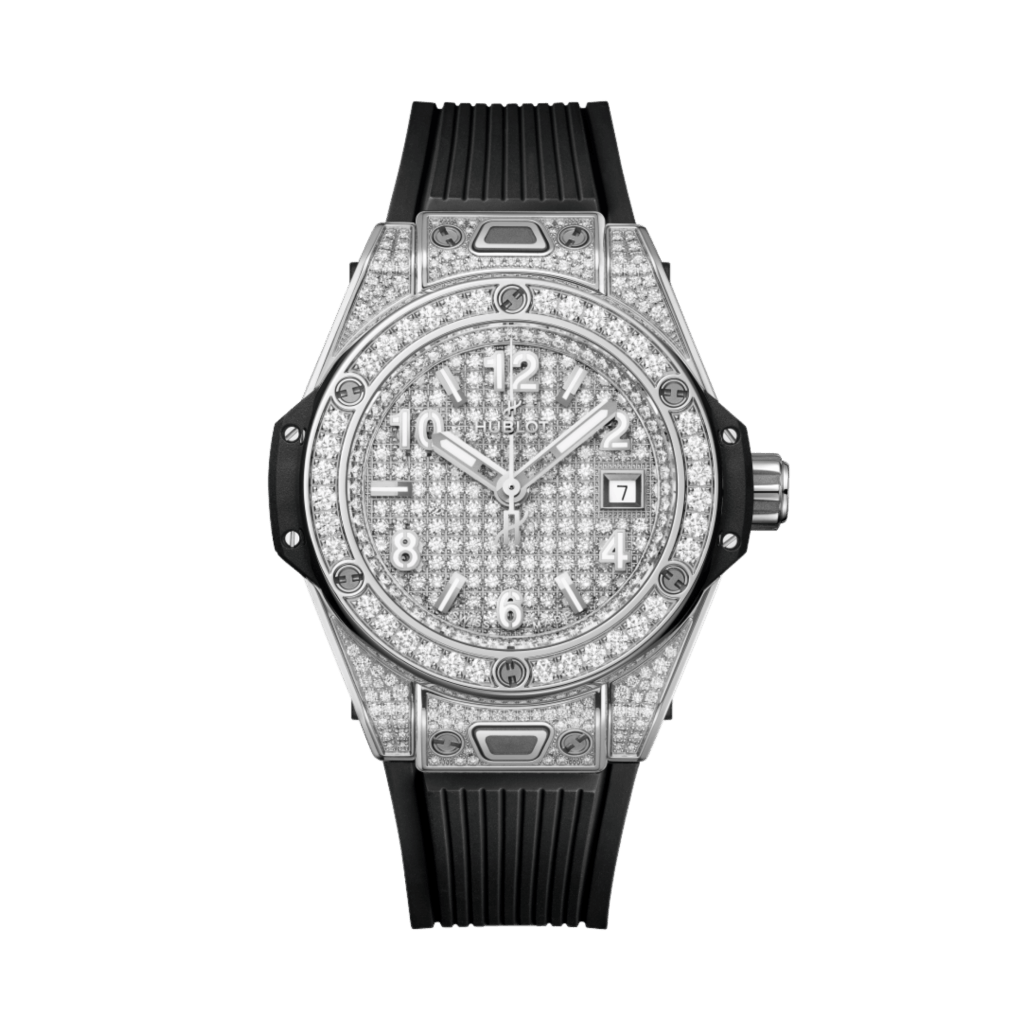 Hublot Big Bang One Click Steel Full Pavé 33mm - 485.SX.9000.RX.1604 - #1 Hublot Big Bang One Click Steel Full Pavé 33mm - 485.SX.9000.RX.1604 - #1