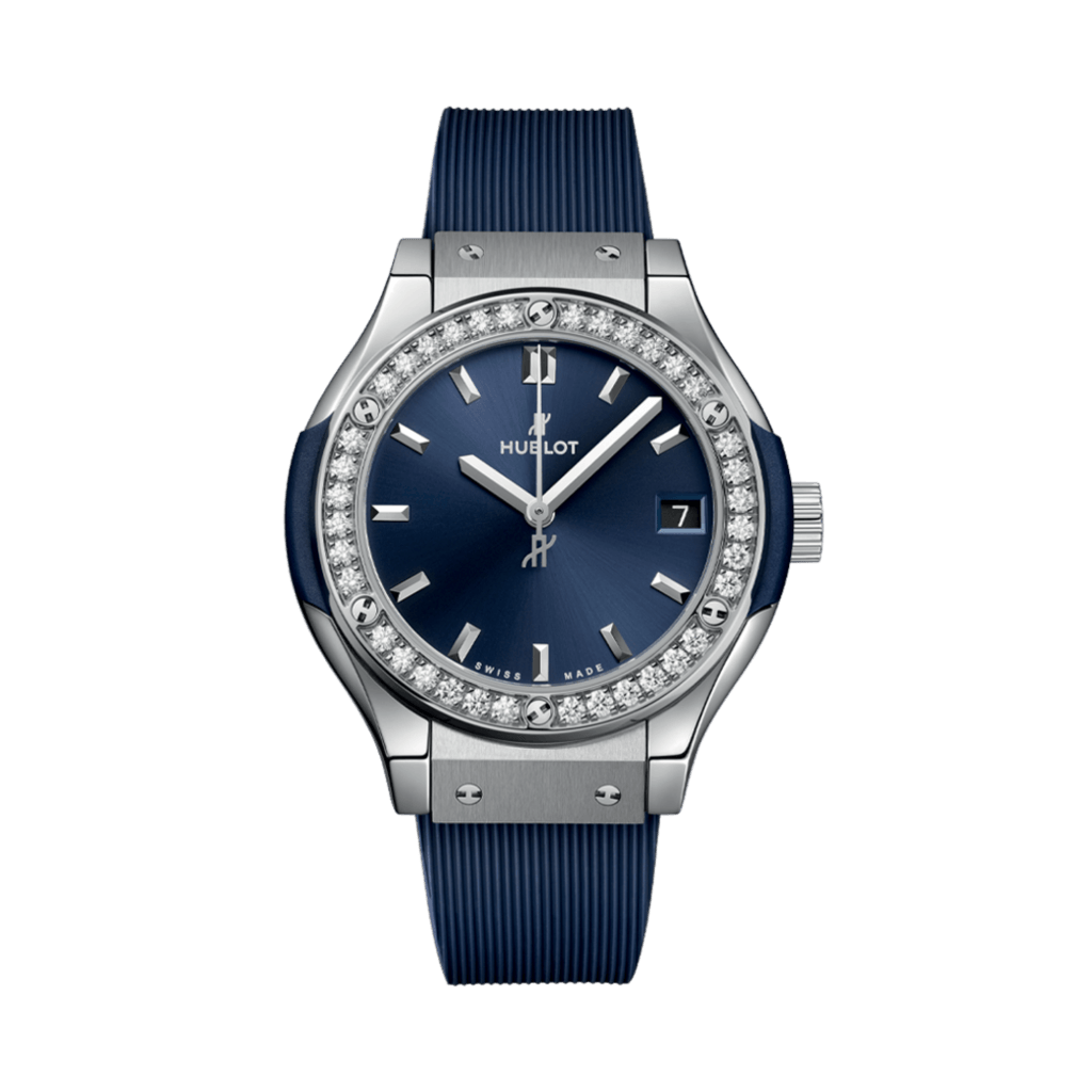 Hublot Classic Fusion Titanium Blue 33mm - 581.NX.7170.RX.1104 - #1 Hublot Classic Fusion Titanium Blue 33mm - 581.NX.7170.RX.1104 - #1