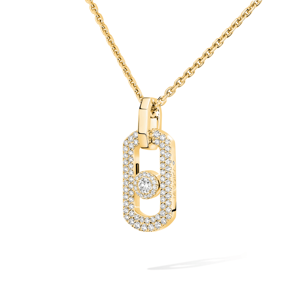 Messika So Move collier geelgoud met diamant - 14966-YG - #3 Messika So Move collier geelgoud met diamant - 14966-YG - #3