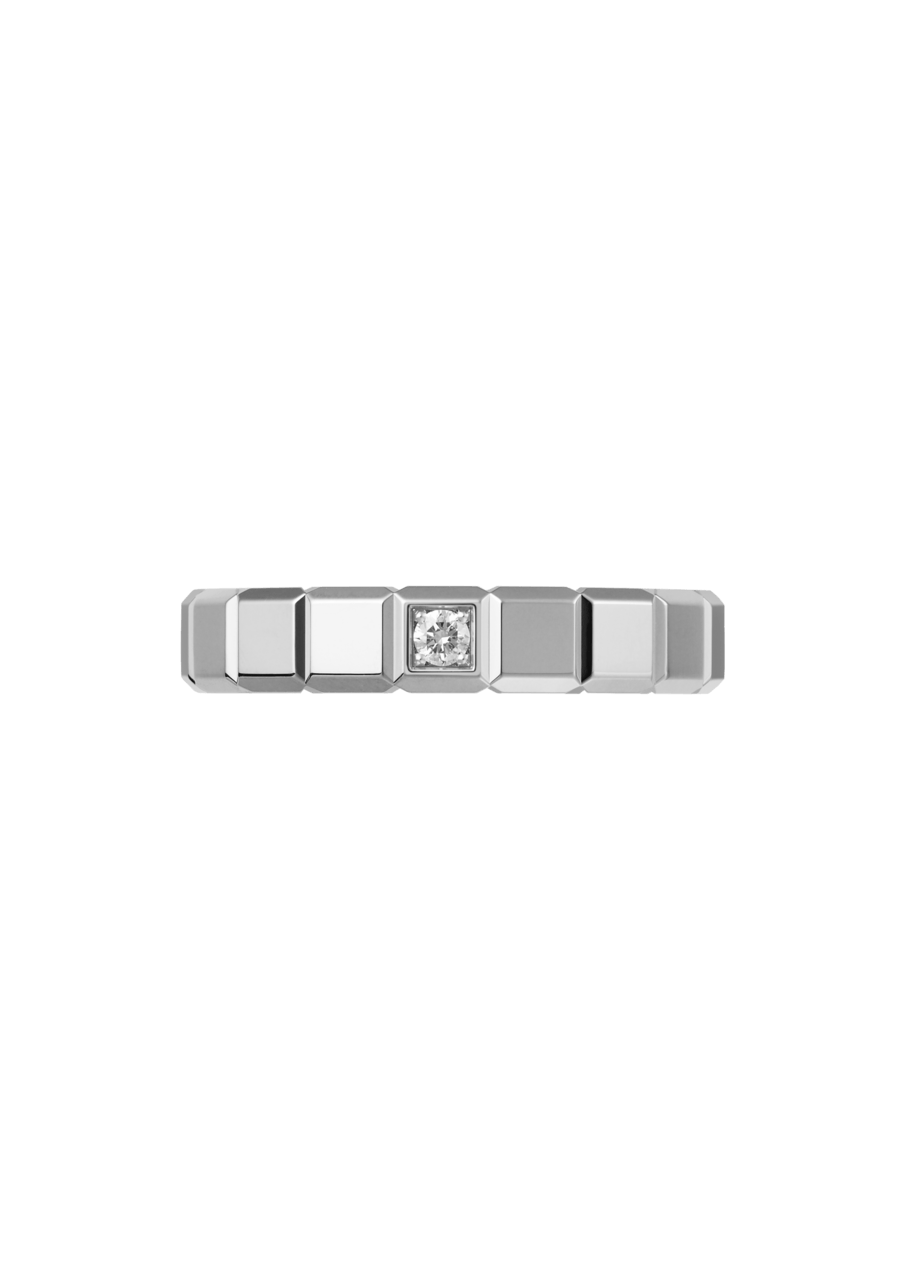 Chopard Ice Cube Medium ring witgoud met diamant - 829834-1068 - #6 Chopard Ice Cube Medium ring witgoud met diamant - 829834-1068 - #6