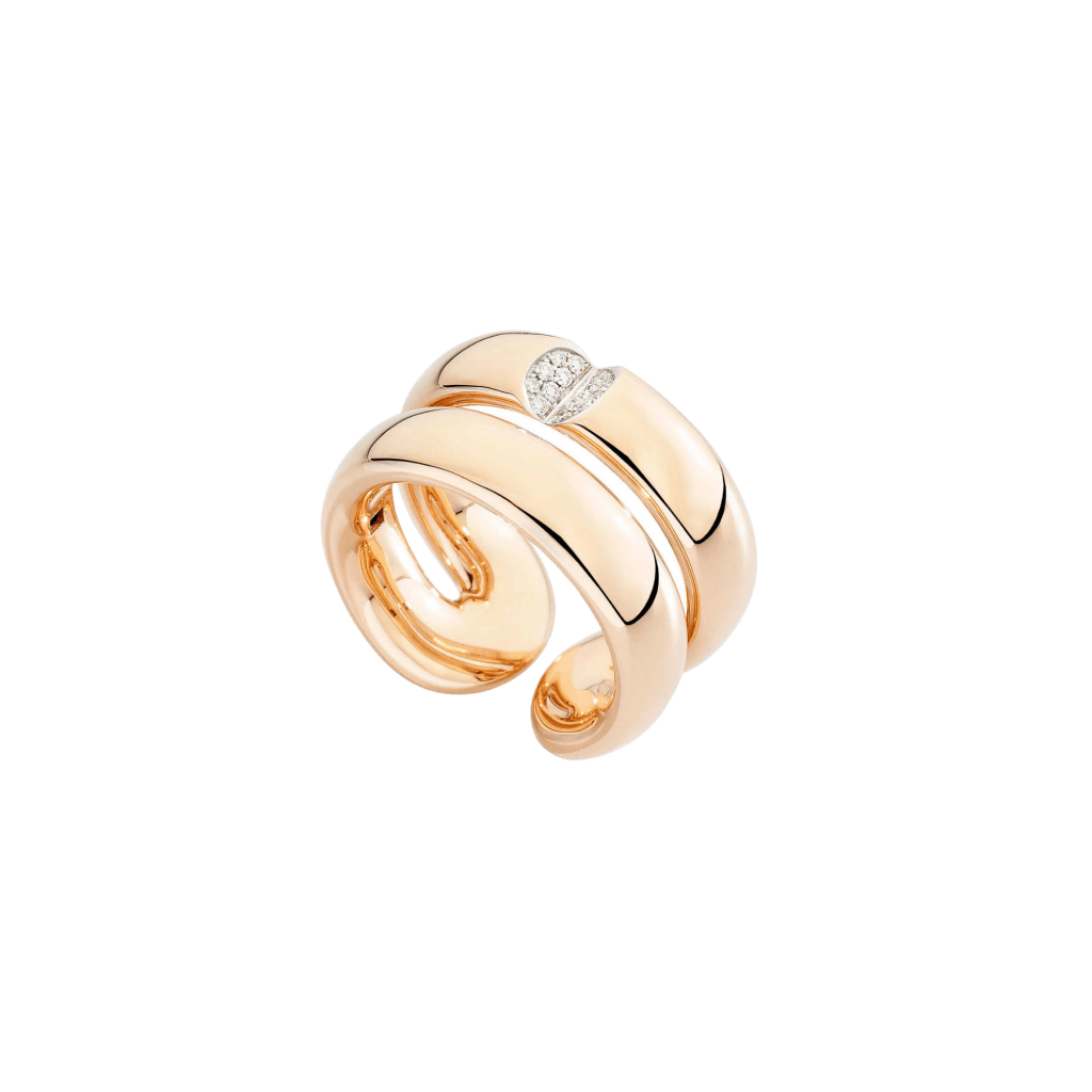Vhernier Mon Jeu ring roodgoud met diamant - 0G1832A0300550 - #1 Vhernier Mon Jeu ring roodgoud met diamant - 0G1832A0300550 - #1