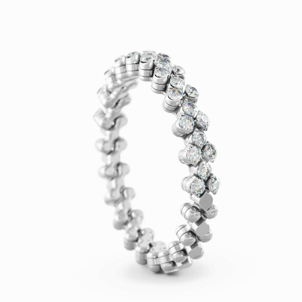Serafino Consoli Brevetto Classic ring witgoud met diamant - RMS3H2WGWD - #4 Serafino Consoli Brevetto Classic ring witgoud met diamant - RMS3H2WGWD - #4