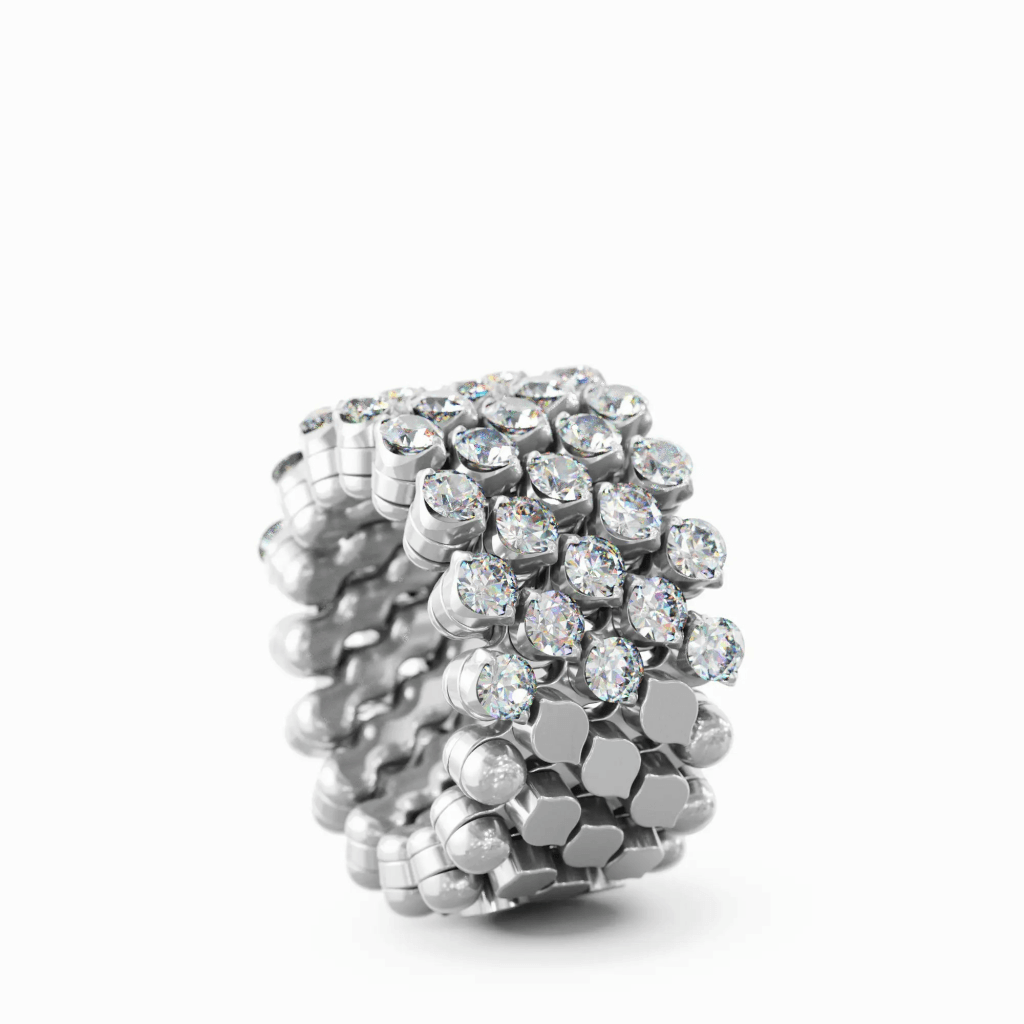 Serafino Consoli Brevetto Classic ring witgoud met diamant - RMS5H7WGWD - #3 Serafino Consoli Brevetto Classic ring witgoud met diamant - RMS5H7WGWD - #3