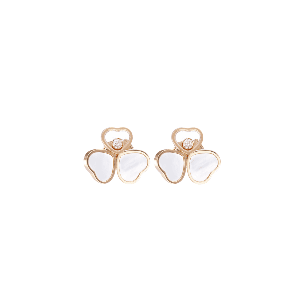 Chopard Happy Diamonds Happy Hearts oorsieraad roodgoud met diamant - 83A083-5301 - #1 Chopard Happy Diamonds Happy Hearts oorsieraad roodgoud met diamant - 83A083-5301 - #1