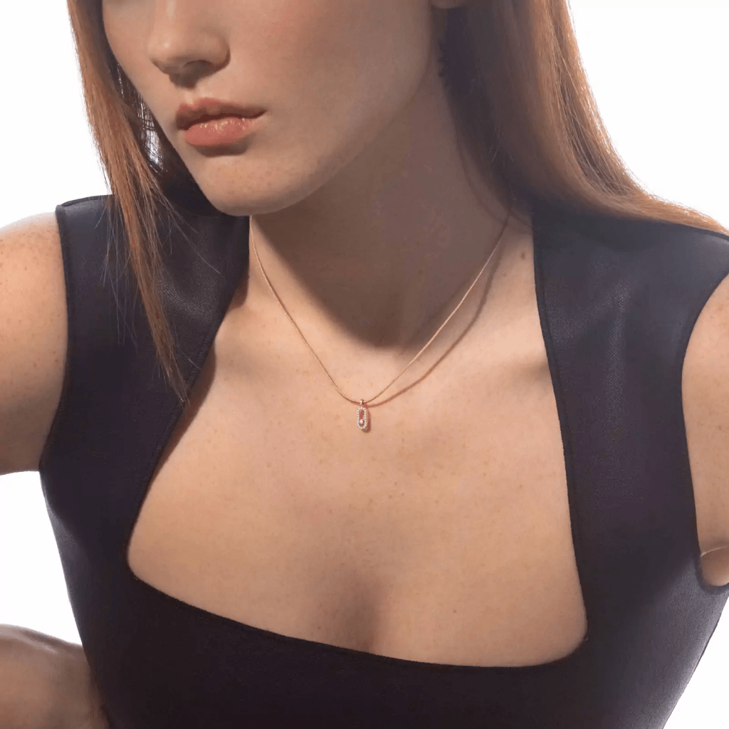 Messika Cares collier geelgoud met diamant - 14105-YG - #4 Messika Cares collier geelgoud met diamant - 14105-YG - #4