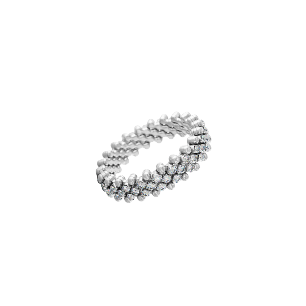 Serafino Consoli Brevetto Classic ring witgoud met diamant - RMS5M2WGWD - #2 Serafino Consoli Brevetto Classic ring witgoud met diamant - RMS5M2WGWD - #2