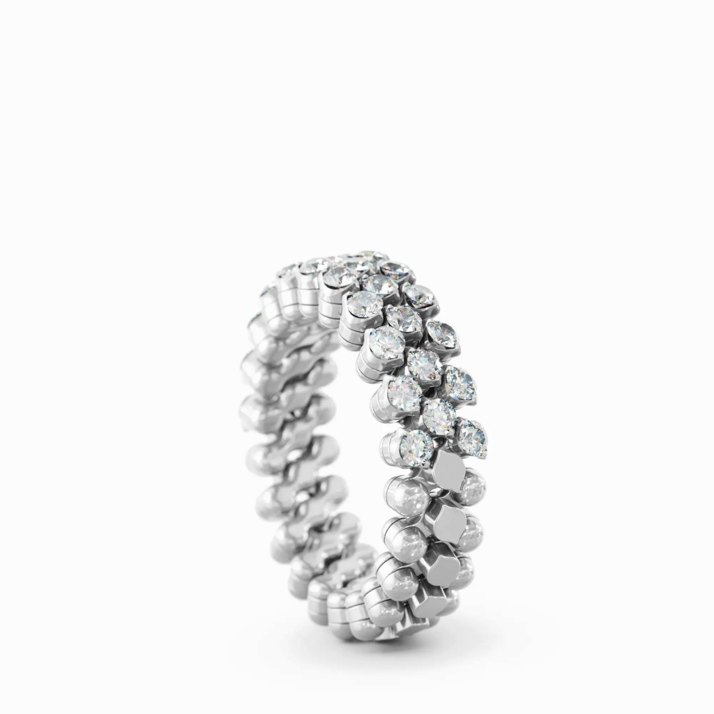 Serafino Consoli Brevetto Classic ring witgoud met diamant - RMS3H2WGWD - #2 Serafino Consoli Brevetto Classic ring witgoud met diamant - RMS3H2WGWD - #2