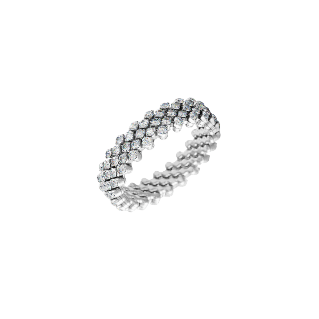 Serafino Consoli Brevetto Classic ring witgoud met diamant - RMS5F2WGWD - #5 Serafino Consoli Brevetto Classic ring witgoud met diamant - RMS5F2WGWD - #5