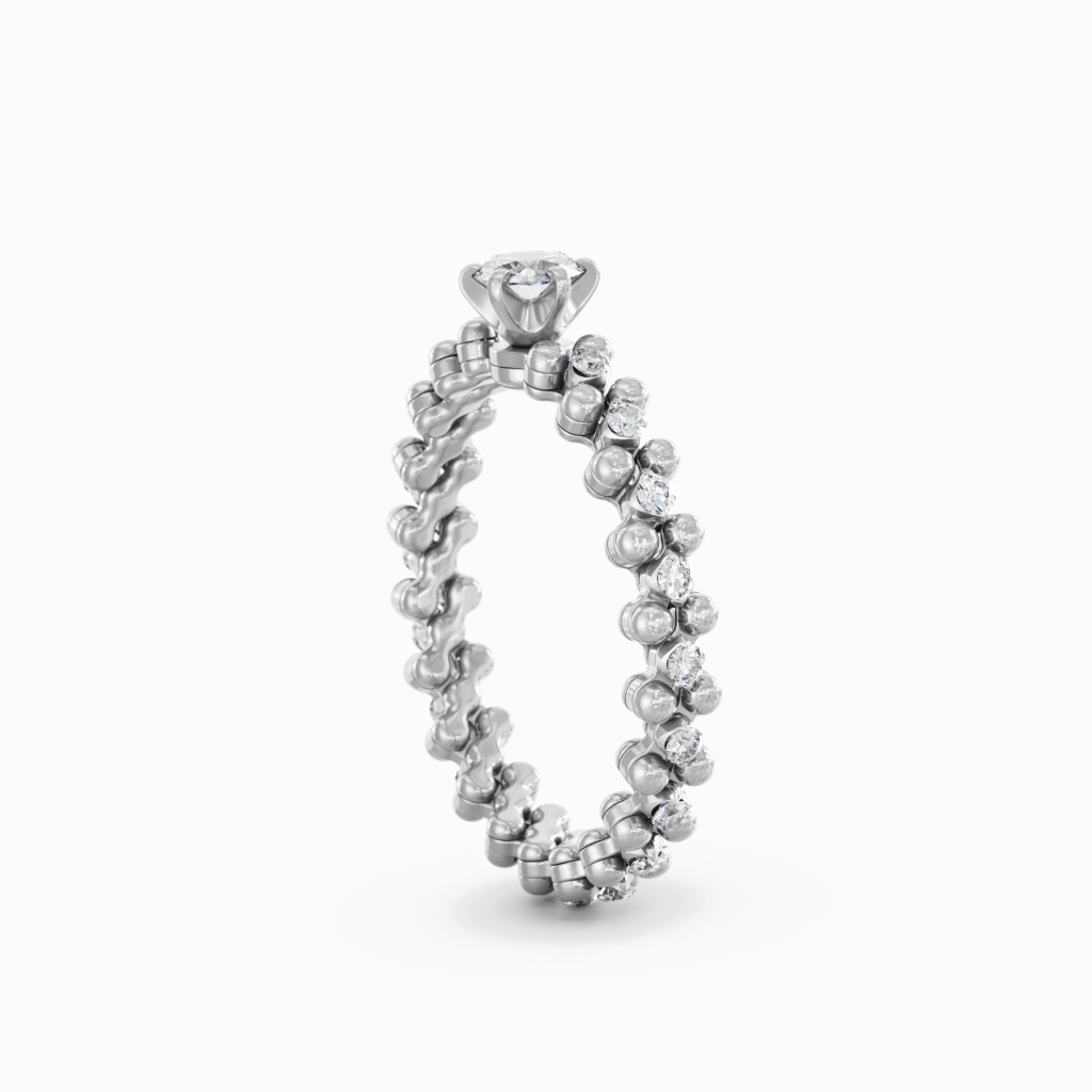 Serafino Consoli Unico ring witgoud met diamant - RMSSLWD0503M2WGWD GIA - #3 Serafino Consoli Unico ring witgoud met diamant - RMSSLWD0503M2WGWD GIA - #3