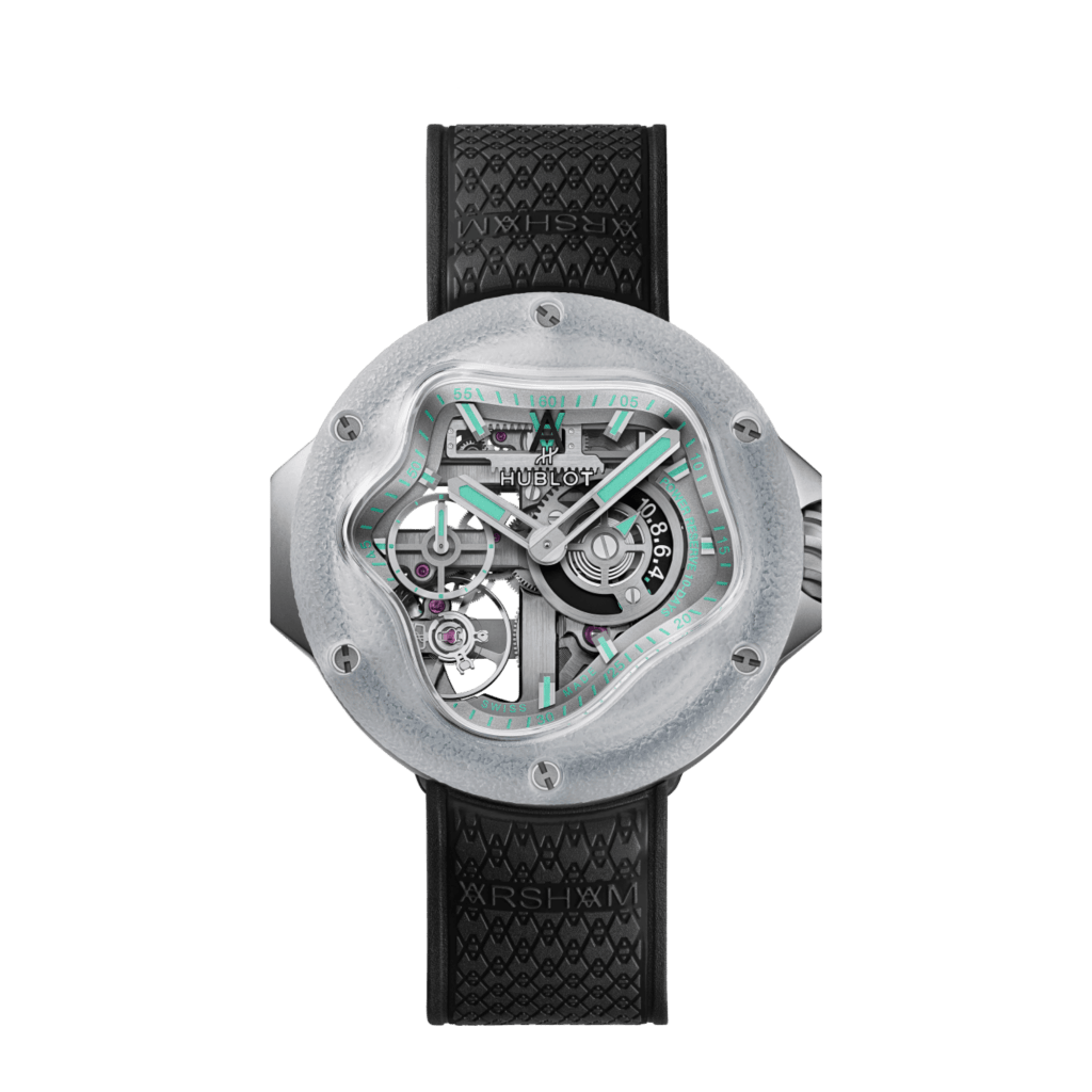 Hublot Mp 17 Meca-10 Arsham Splash Titanium Sapphire 42mm - 917.NJ.6909.RX - #1 Hublot Mp 17 Meca-10 Arsham Splash Titanium Sapphire 42mm - 917.NJ.6909.RX - #1