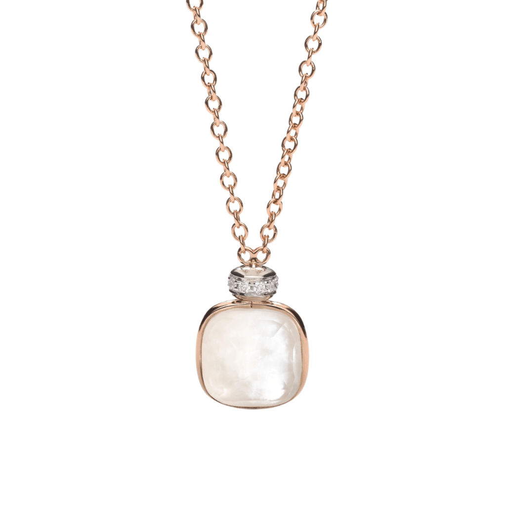 Pomellato Nudo collier roodgoud met diamant - PCC2022 O6WHR BTBMP - #1 Pomellato Nudo collier roodgoud met diamant - PCC2022 O6WHR BTBMP - #1