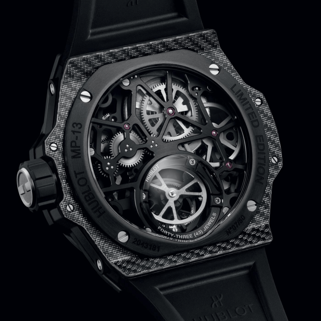 Hublot Mp 13 Tourbillon Bi-Axis Retrograde Black Carbon 44mm - 913.YT.1170.RX - #12 Hublot Mp 13 Tourbillon Bi-Axis Retrograde Black Carbon 44mm - 913.YT.1170.RX - #12