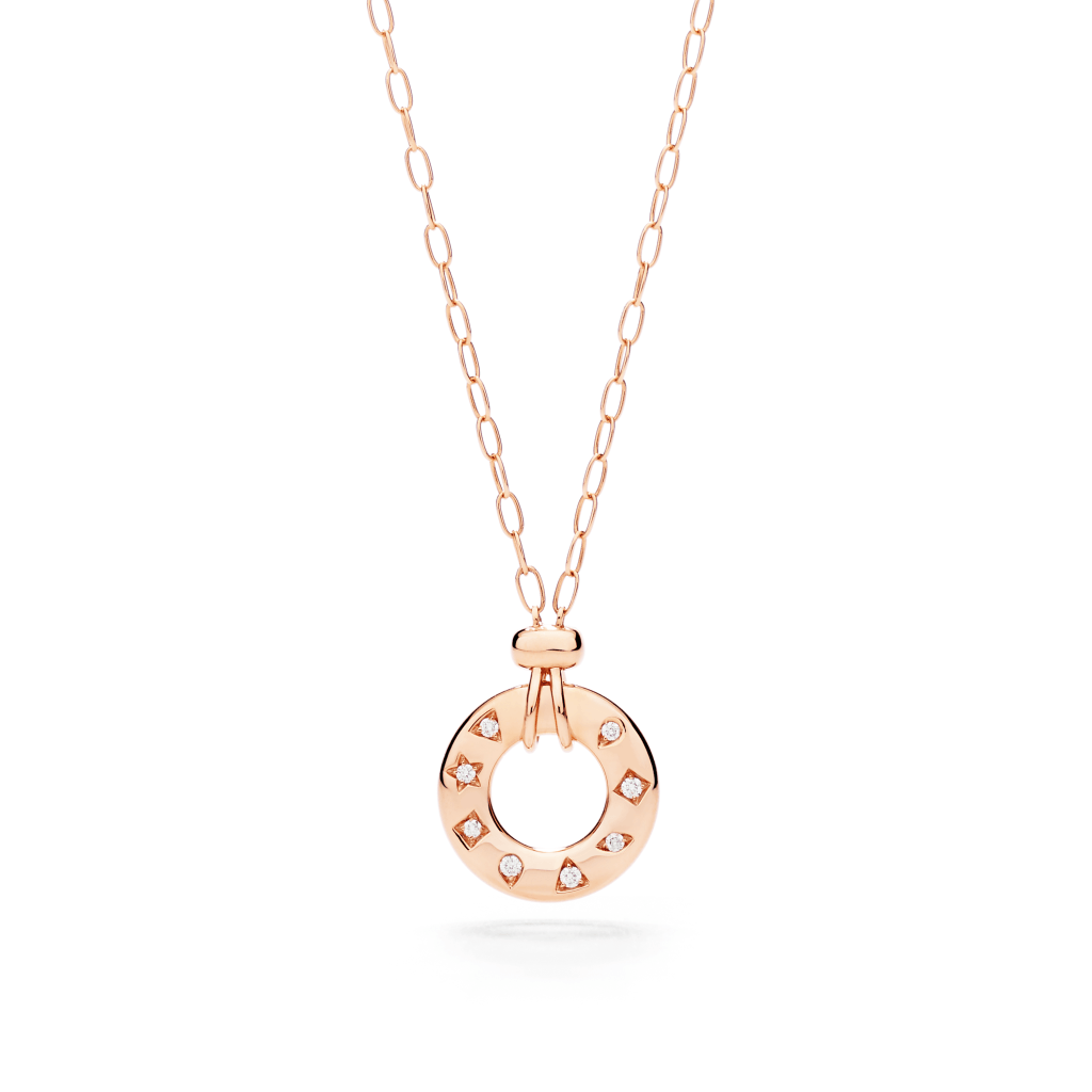 Pomellato Iconica collier roodgoud met diamant - PCC6040 O7000 DB000 - #1 Pomellato Iconica collier roodgoud met diamant - PCC6040 O7000 DB000 - #1